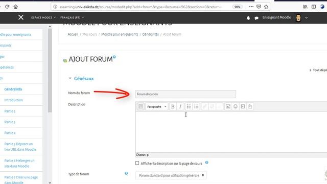 7 2 Créer et paramétrer un forum dans Moodle смотреть онлайн