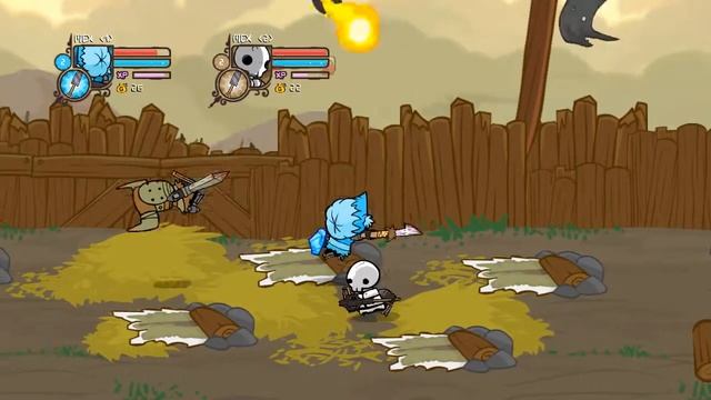 Прохождение Castle Crashers c с другом смотреть онлайн