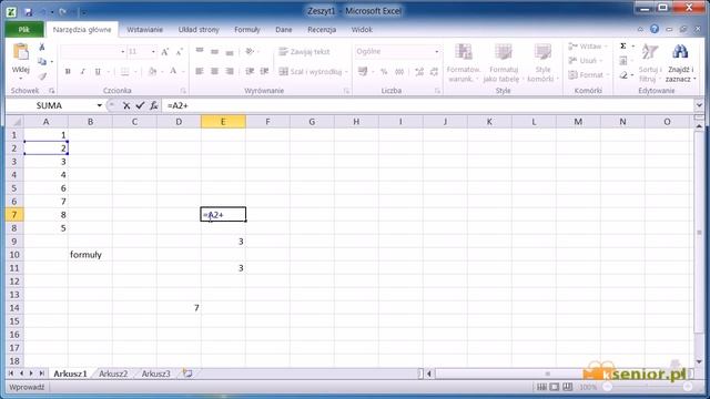 9. Microsoft Excel 2007/2010 - pojęcie formuły, budowanie, edycja formuł, podstawowe działania смотреть онлайн