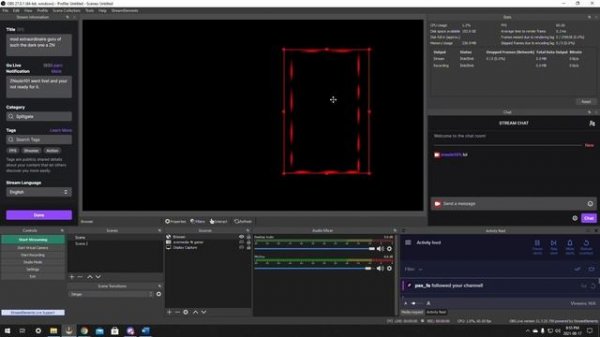 How to add a chat overlay to your twitch stream using obs and stream elements