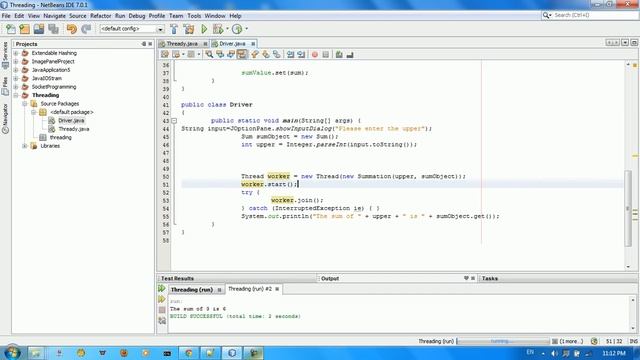 Passing parameters between threads in java смотреть онлайн