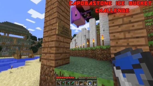 [ICE BUCKET CHALLENGE] - Capobastone Ice Bucket on MINECRAFT!!! смотреть онлайн