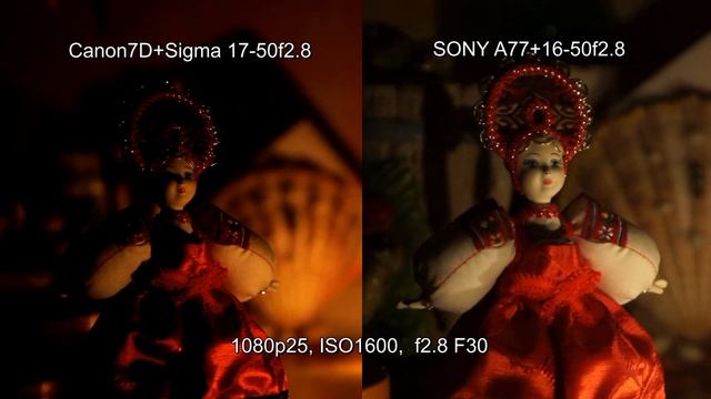 Canon7D vs Sony A77, test iso1600 смотреть онлайн