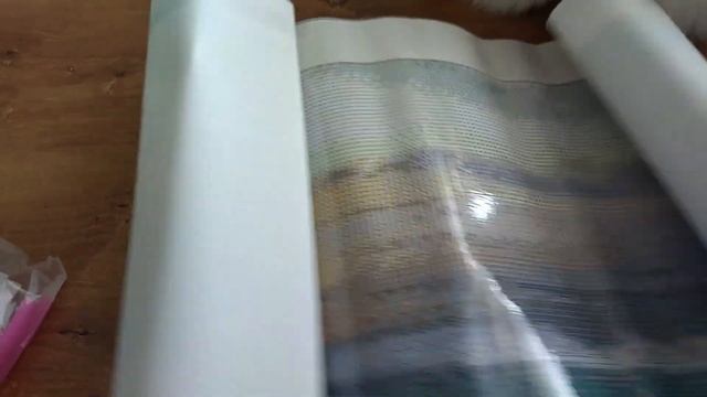 Обзор и распаковка алмазной мозаики 100*35см смотреть онлайн