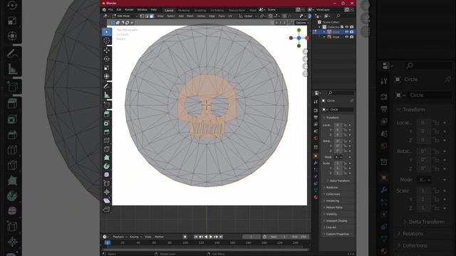 Быстро создаём 3D модель из 2D иконки монеты используя Blender 3D. Урок 3D моделирования. смотреть онлайн
