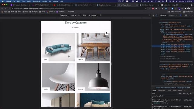 Bootstrap 5 / Grid / 2 - breakpoints смотреть онлайн