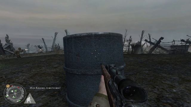 CALL OF DUTY 2 : ПРОХОЖДЕНИЕ 18+ (23) ЗАЧИСТКА БУНКЕРОВ / ВЫСОТА НАША!!! смотреть онлайн