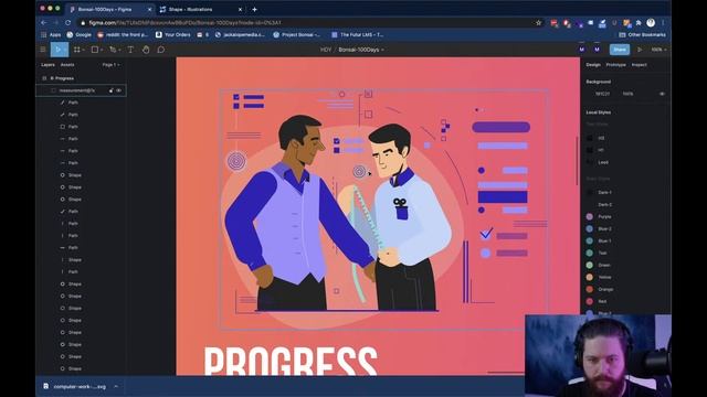 Day 43: Designing an Instagram Carousel in Figma смотреть онлайн