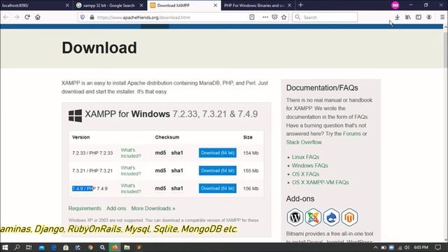 PHP Programs Part-0 | Installation | Xampp On Windows смотреть онлайн
