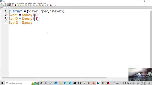 Perl Programming - Array Index Position Beginners Tutorial 2022 смотреть онлайн