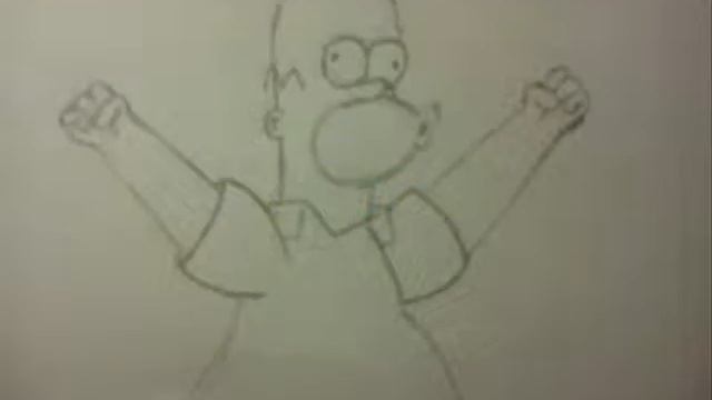 Как нарисовать веселого Гомера