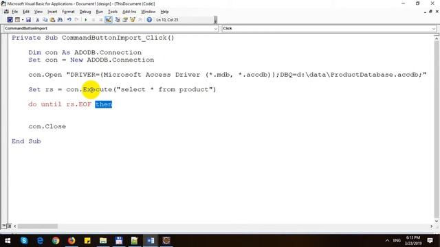 Importing Access Tables into Word Tables using VBA смотреть онлайн