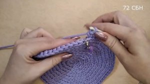 Мастер-класс салфетки из шнура, крючком.