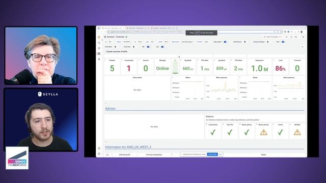 Demo: Setting Up a ScyllaDB Cluster and Testing Latency смотреть онлайн
