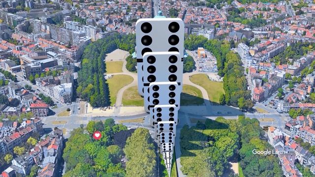 Large Domino effect in real footage смотреть онлайн