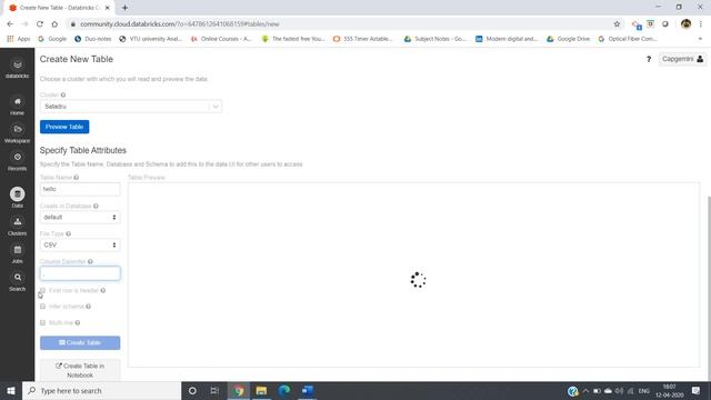 Working with DataBricks| Importing Dataset | Creating tables & DataFrames смотреть онлайн