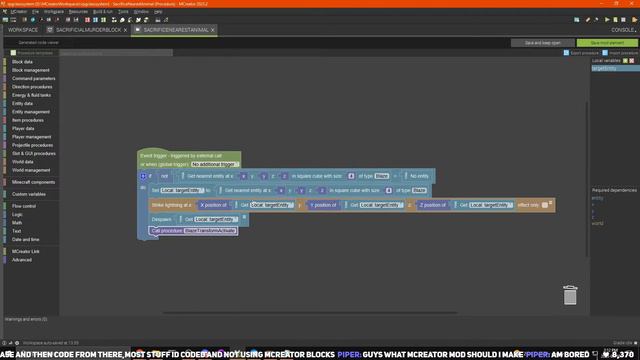 🔴 Creating an RPG CLASS SYSTEM in MCreator! смотреть онлайн