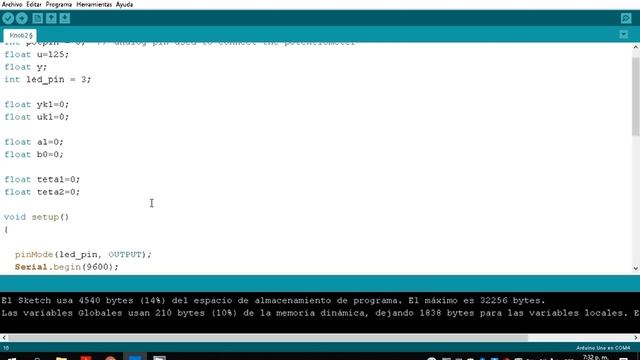 On-line identification of a real system directly from Arduino смотреть онлайн