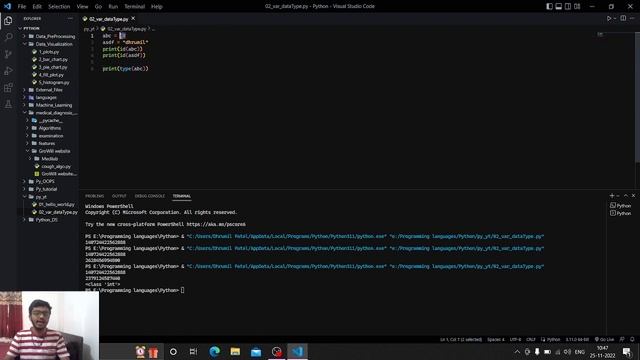 Python Tutorial 2 | Variables & Data Types смотреть онлайн