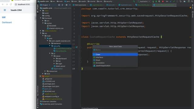 Java tutorial Adding a login page with Spring Security part 12 смотреть онлайн