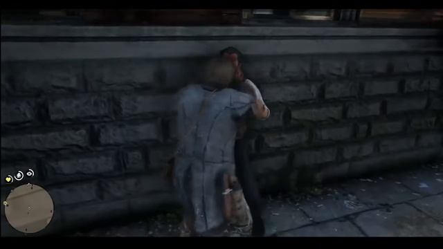 Red Dead Redemption 2. Артур Морган против 20 человек. Лучшие драки.