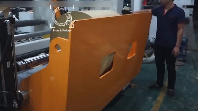 Бобинорезальная машина для тонкой бумаги с одноваловой схемой намотки смотреть онлайн