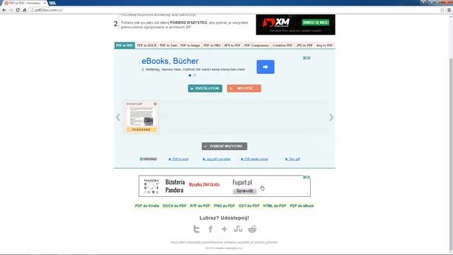 Jak przekonwertować dokument / plik PDF na DOC online(przez internet) смотреть онлайн
