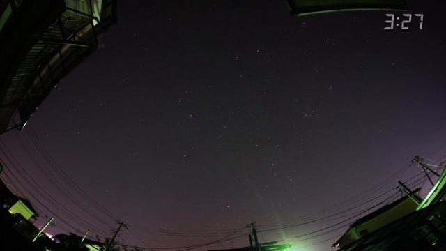 【Timelapse】 Sony NEX-5 Starry sky just above my neighborhood смотреть онлайн