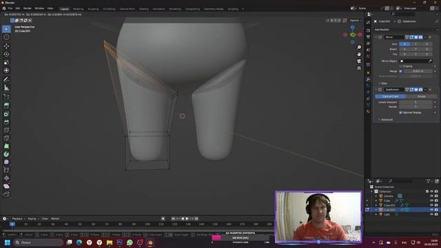 3D моделирование / изучаю с 0 моделирование в Blender #1 смотреть онлайн