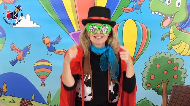 Fun ESL Drama Game For Kids: Practice Present Continuous and Clothes смотреть онлайн