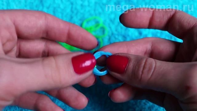 Браслеты из резинок. Браслет из резинок "Кольца" без станка смотреть онлайн