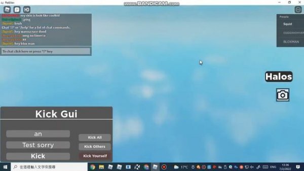 ROBLOX KICK GUI SCRIPT, FREE ,WORKS 100%