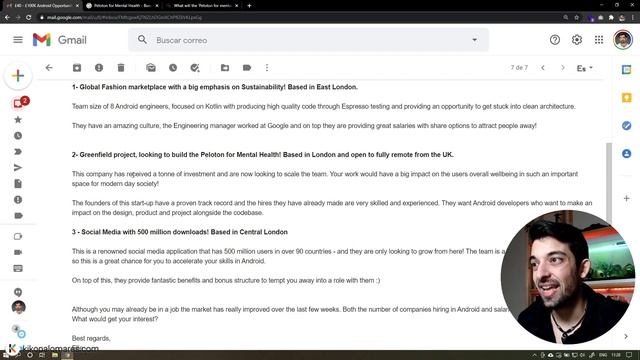 ? MIRA estas 3 Ofertas de DESARROLLADOR ANDROID con Kotlin (£100.000) [Oferta de trabajo] смотреть онлайн