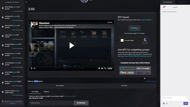 HOW TO GET FREE SKINS IN CSGO / FREE BTC ON GITCOIN.GG (FREE CSGO SKINS) смотреть онлайн