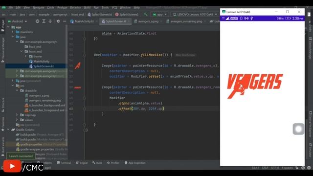 AVENGERS App in Android | Project Structure and Splash Screen|| Kotlin and Jetpack Compose Tutorial смотреть онлайн