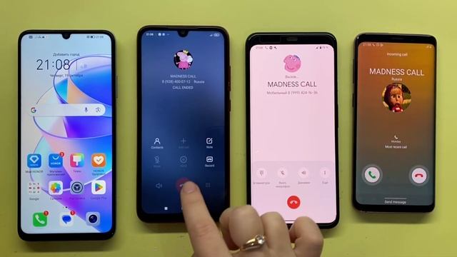 Xiaomi Redmi Note 7 Vs Google Pixel 4XL / Samsung Galaxy S9 Vs Honor X7a/ Incoming & Outgoing Call смотреть онлайн