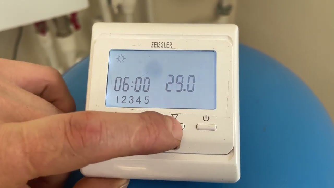 Настройка комнатного термостата zeissler смотреть онлайн
