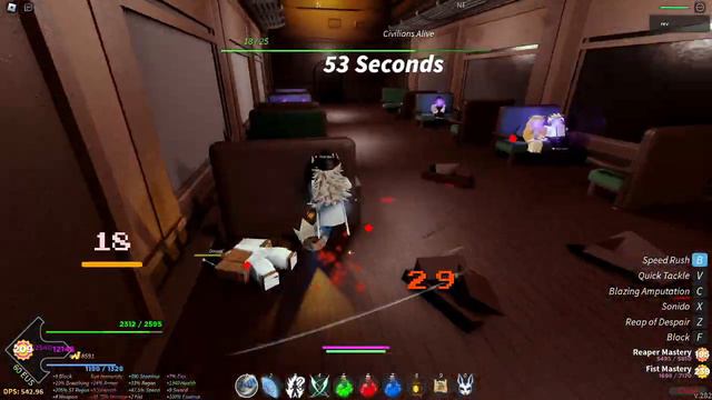 SOLOING MUGEN TRAIN IN PROJECT SLAYERS!! смотреть онлайн