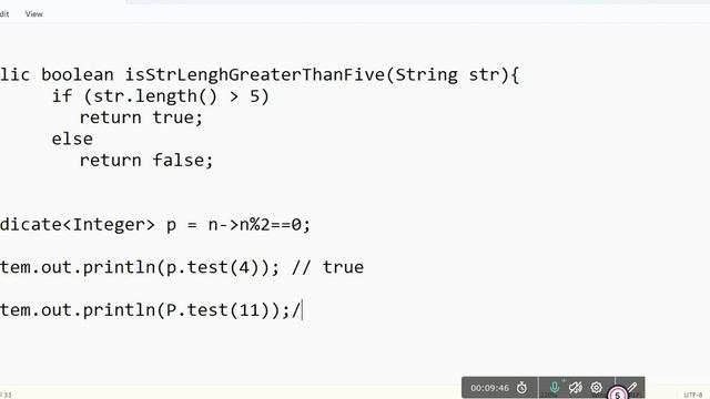 Predicate Functional Interface смотреть онлайн