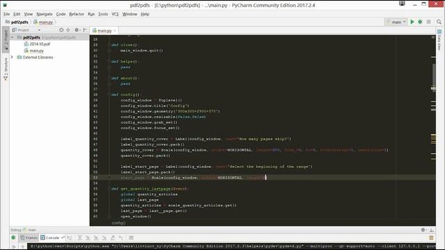 PDF Splitter - GUI приложение на Python c Tkinter #2 - Окно настроек. Создание exe смотреть онлайн