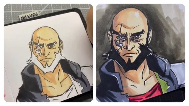 Cowboy Bebop Copic Marker Sketches in My Sketch Wallet смотреть онлайн