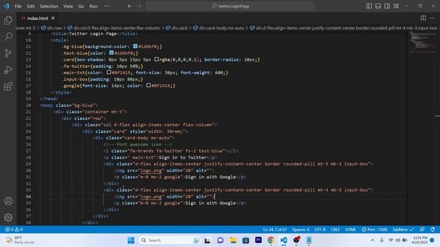 How to Create Twitter Login Page in Bootstrap 5 ? #website #webdevelopment #webdesign смотреть онлайн