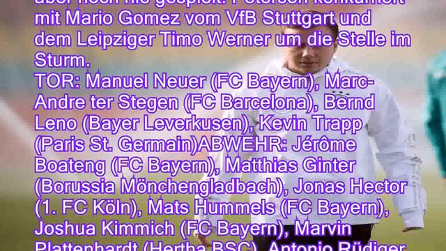 Petersen stürmt statt Wagner: Löw holt Neuer in WM-Kader - Götze nicht - n-tvde смотреть онлайн