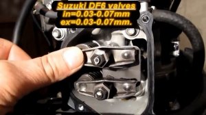 Suzuki DF6 - valves