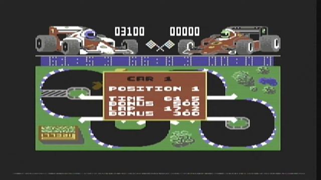 Grand Prix Simulator (C64) смотреть онлайн