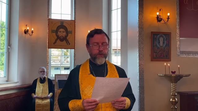 Вечерня Недели всех русских святых на русском языке. 25 июня 2022 смотреть онлайн