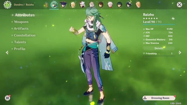 Бай Чжу полный слив геймплея | Genshin Impact смотреть онлайн