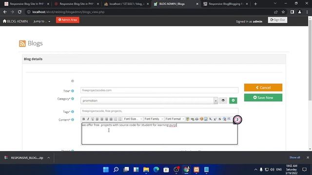 responsive blog site in PHP with source code for free смотреть онлайн