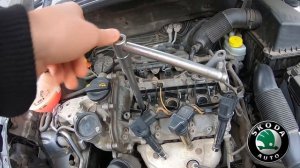 Замена свечей зажигания Skoda Fabia 2 1,2 (BZG) / Volkswagen Polo / SEAT Ibiza / Volkswagen Group.