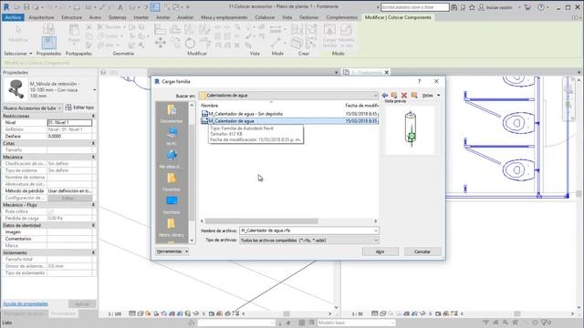 Revit MEP 2019 (Fontaneria) Válvulas y accesorios - Tutorial básico 11 смотреть онлайн